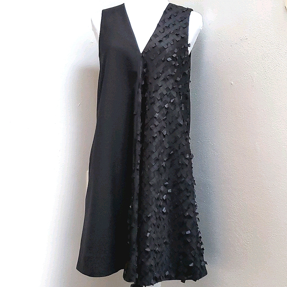 COS Black Modern Swing Dress Size 6 NWT